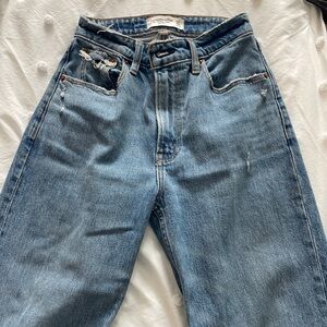 Abercrombie & Fitch High Rise Blue Jeans